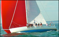 FX sails gennaker on Saga